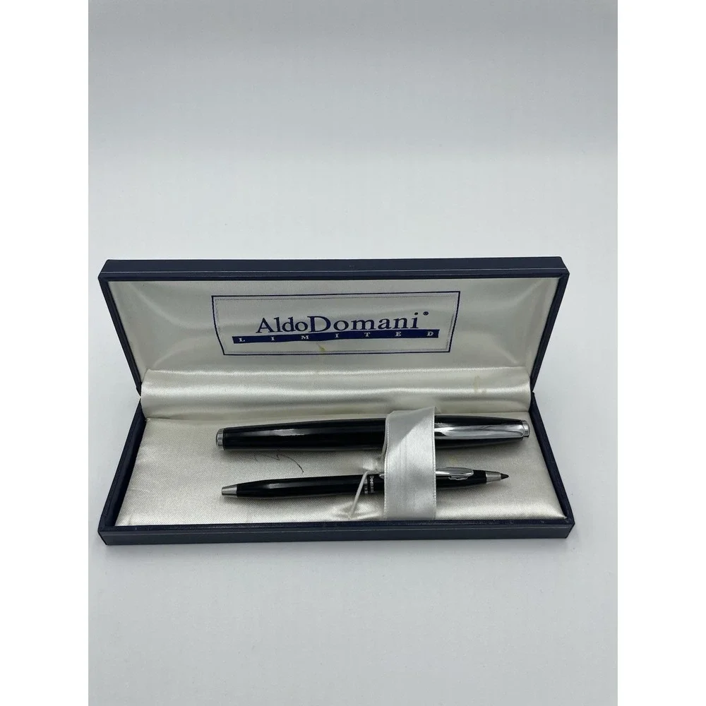 Aldo Domani Limited 2 Pc‎ Black Pen Set